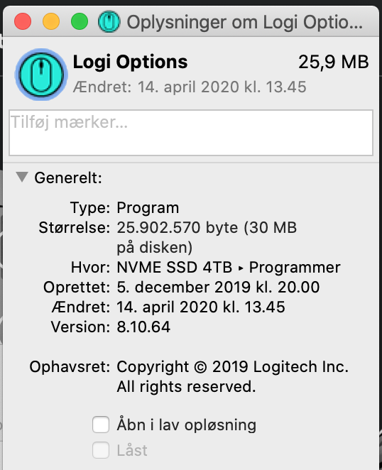 logi options bugs